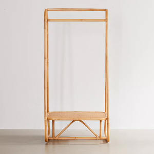 <b>Handmade</b> Natural Eco Friendly Rattan Cane Drying <b>Clothes</b> Rack Hanging Cloth Dryer Racks - Product Image 2