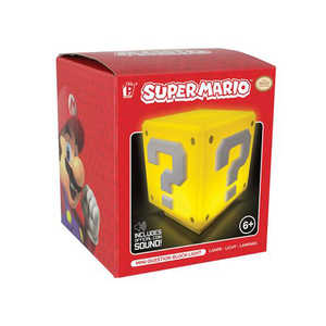 Lámpara de Mesa Super Mario Mini Question Mark Block con Fuente de Luz LED y Pantalla Amarilla - Product Image 2
