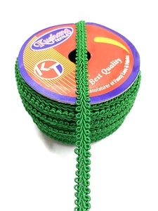 Adornos de encaje trenzado con lentejuelas para coser ropa DIY, adornos metálicos de tela para decoración de sombreros - Product Image 5