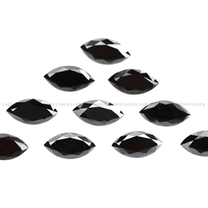 Diamant Noir Fantaisie Naturel Opale en Gros, Coupe Marquise 3x2 mm, Diamant Calibré Non Monté pour Bague Personnalisée, Pendentif et Bijoux - Product Image 2