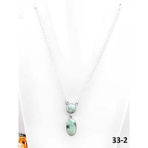 Collier Paloma d'inspiration sud-ouest avec turquoise et argent sterling - Product Image 1