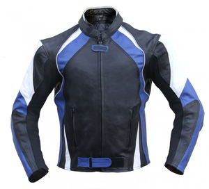 Mode moto personnalisée de haute qualité, veste en cuir véritable multicolore élégante, veste de moto en cuir nouvelle arrivée pour hommes - Product Image 1