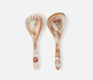 Cucharas de cuerno naturales hechas a mano, mango de madera de Ángel, excelente diseño, pequeño utensilio de cocina para condimentos, artesanías de media luna - Product Image 4
