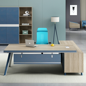 Luxury Executive <b>Desk</b> And Chair <b>Set</b> Modern Solid Wood Boss Office Table High End CEO Furniture Workstation - Product Image 5