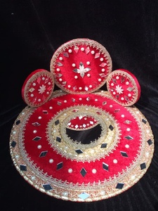 2025 Mehndi mariage Thaal pour assiettes cadeaux panier fait maison plateau de mariage Top vente Mehndi décoration panier OEM entretenu - Product Image 4