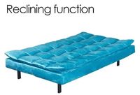 Canapé-lit convertible moderne de haute qualité avec mousse à mémoire de forme, futon pour salon, hôtel, chambre à coucher avec design ondulé