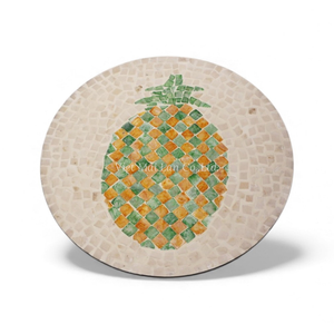 Manteles Individuales Redondos de Nácar al por Mayor, Inspirados en la Vida Costera para un Estilo de Mesa Relajado - Product Image 6