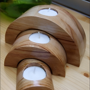 Cuencos Decorativos de Madera de Lujo para Velas, Hechos a Mano, Personalizables con Tapas, para Decoración del Hogar y Bodas, Precio Bajo - Product Image 4