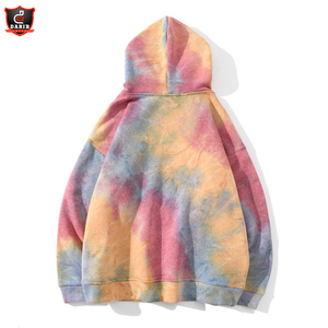 Fabricante de Sudaderas y Hoodies Tie Dye Personalizadas de Moda Urbana para Hombre, Alta Calidad al por Mayor, Entrega y Envío Rápidos - Product Image 5