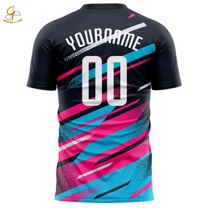 Nuevo modelo 100%, camiseta de fútbol de poliéster para camiseta de fútbol con estampado de Color personalizado con la mejor calidad - Product Image 6