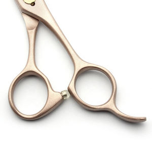 Kit de tijeras de aseo profesional para mascotas de oro rosa, tijeras de adelgazamiento, acero inoxidable 440C de 7,0 pulgadas - Product Image 6