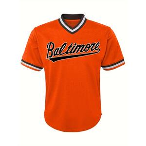 T-shirt de baseball pour homme, haut à manches courtes pour les matchs, les fêtes, l'entraînement, broderie, vêtements de sport de haute qualité et bon marché pour l'extérieur - Product Image 3