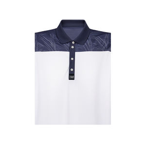 Chemise de golf personnalisée grande taille pour homme, tricotée 100 % coton, respirante, infroissable, imprimée, uniforme d'entreprise, manches courtes, haute qualité - Product Image 4
