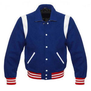 Chaqueta Universitaria de Alto Rendimiento con Logotipo Personalizado para Hombre, Transpirable, Cortavientos, de Manga Larga, 100% Lana, Color Personalizado - Product Image 4