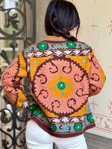 Nouvelle veste brodée à la main à la mode Suzani dernier fournisseur de vêtements pour femmes veste Boho Chic Suzani - Product Image 4