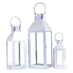 <b>Set</b> Of Three Triangle Shape Metal <b>Lantern</b> Premium Quality Handmade Designer Candle Holder Wholesale New Metal <b>Lantern</b> - Product Image 2
