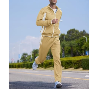 Conjunto Deportivo de 2 Piezas para Hombre, Estilo Casual, con Hombros Caídos, Personalizable con Impresión, para Correr - Product Image 4