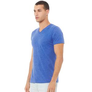 Camiseta Unisex de Manga Corta con Cuello en V, Lisa - Product Image 4