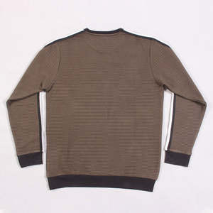 Sweat-shirt d'hiver EVANDER pour homme avec logo personnalisé, col rond, tricoté uni, taille XL, avec étiquette personnalisée brodée anti-rétrécissement - Product Image 2