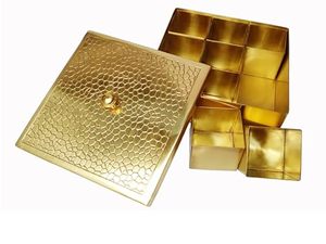 Chất lượng cao Thiết kế mới Brass Masala hộp gia vị container với bảy ngăn Brass gia vị hộp cho nhà bếp Sản xuất tại Ấn Độ - Product Image 2