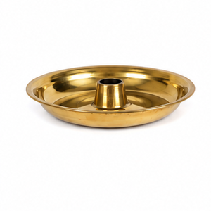 Chicha Farida Cleo Gold Egyptian Luxury Lacquer Mini en laiton massif avec base en verre – Ensemble complet - Product Image 2