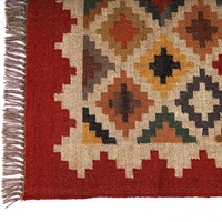 Tapis de jute en laine classique salon chambre couloir chambre hôtel et bureau hôtel tapis noué à la main au prix de gros
