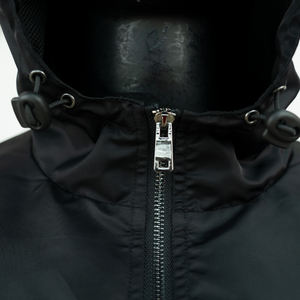 Vente en gros d'entraînement et de jogging veste vintage personnalisée unie ensembles de sweats à capuche et de jogging vêtements techniques en nylon réfléchissant survêtement coupe-vent - Product Image 5