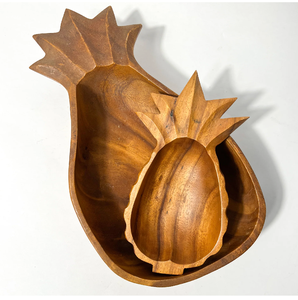 Cuenco de madera para desayuno, ensalada, aperitivos, cuenco de mesa para cocina, cuenco con forma de piña de madera de alta calidad - Product Image 5