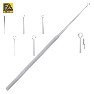 BUCK EAR CURETTE Buck Ear Curettes Blunt Straight en acier inoxydable de qualité allemande - Product Image 2