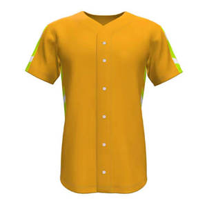 ชุดกีฬาเบสบอลสำหรับผู้ชายเครื่องแบบทีมระบายอากาศได้ดีโลโก้ตามสั่ง - Product Image 2