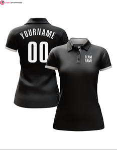 เสื้อโปโลผ้าโพลีเอสเตอร์สำหรับผู้ชายเสื้อโปโลผ้าโพลีเอสเตอร์แห้งเร็วพิมพ์โลโก้ได้ตามต้องการ - Product Image 4