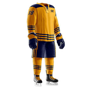 Nueva llegada más vendido uniforme de hockey sobre hielo cómodo poliéster hecho uniforme de hockey sobre hielo para la venta - Product Image 5