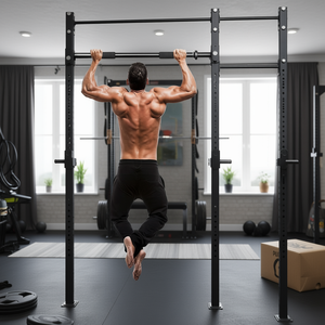 Barra de dominadas para puerta o pasillo, barra horizontal de 60/100 cm para gimnasio en casa - Product Image 3
