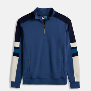 Sudadera de Manga Larga para Hombre, de Alta Calidad, Estilo Casual, con Bloques de Color, para Primavera, Multicolor, OEM, Bordada, 100% Algodón Felpa - Product Image 1