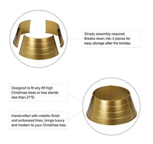 Modern Best Design Metal <b>Tree</b> Collar Gold Christmas Decoration <b>Tree</b> <b>Stand</b> Classy Inspired Decor for Home New Year Xmas Party - Product Image 3
