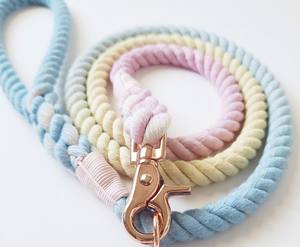 Laisse pour chien en corde ombrée couleur bonbon - Product Image 3