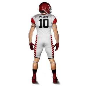 Uniforme de fútbol americano, camisetas de nuevo diseño transpirables, personalizables, de talla grande, servicio OEM para hombres - Product Image 6