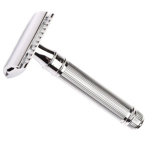 Maquinilla de afeitar de barbero para hombre, alta calidad, doble filo, ajustable, de seguridad, con cuchilla afilada - Product Image 1