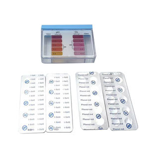 Comprimés de test de la qualité de l'eau pour piscine et spa à eau chaude, kit de test de pH <span class=keywords><strong>DPD1</strong></span>, rouge phénolique - Product Image 5