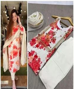 Fusion culturelle: Salwar Kameez femmes pakistanaises indiennes-Découvrez la fusion des styles indien et pakistanais pour une garde-robe unique - Product Image 6