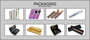 Pincettes à pointe droite pour Extension de cils, 5 pièces, pince à épiler, pour Volume et Isolation, de couleur violette, vente en gros - Product Image 5