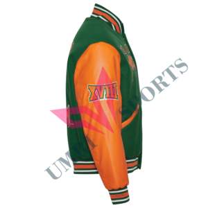 Venta al por mayor equipo personalizado Letterman alta calidad Florida A & M University Famu Varisty chaqueta para hombres y mujeres Lettermen chaqueta - Product Image 4