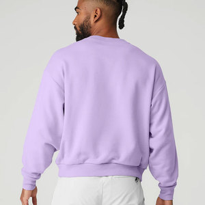 Hombres para cuello redondo sólido manga completa 100% algodón invierno Sudadera con capucha cuello redondo siguiente nivel Unisex - Product Image 3