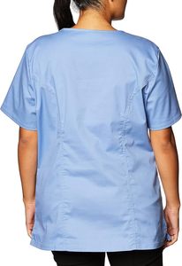 ชุดผ่าตัดในโรงพยาบาลของผู้หญิงชุดทางการแพทย์ผ้าคอตตอนผ้าคอตตอนดูดซับความชื้นแขนสั้นระบายอากาศได้ดี100% ฤดูร้อนขนาดใหญ่พิเศษ - Product Image 3