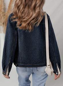 Nouvelle conception de veste en jean pour femmes, veste en jean personnalisée pour l'extérieur, lavage à l'acide, meilleure vente en gros, veste en jean personnalisée OEM - Product Image 4