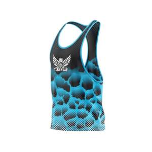 เสื้อกล้ามวิ่งสำหรับผู้ชายเสื้อแร็คคอร์แบคพิมพ์ลายสำหรับผู้ชายเสื้อแห้งเร็วแบบไร้รอยต่อ - Product Image 1