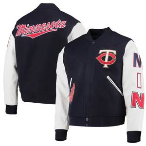 Blouson de baseball noir unisexe pour hommes Varsity Letterman brodé épais 2025 personnalisé - Product Image 5