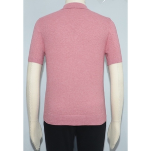 Col en V personnalisé OEM & ODM, tricoté pour chemise, décontracté, respirant, séchage rapide, 100% coton BCI, été, homme - Product Image 2