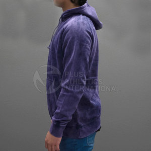 Último diseño de lavado ácido sudaderas con capucha hechas en Pakistán estilo de la calle al por mayor de lavado ácido personalizado sudaderas con capucha - Product Image 3