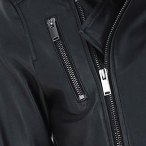 Chaqueta de Motociclista de Cuero Genuino para Hombre, Hecha a Medida, de Alta Calidad, Impermeable, Transpirable, con Frente Alto, para Invierno - Product Image 5